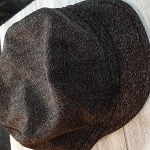 Trixie Topstitch Military Hat - Chocolate Brown